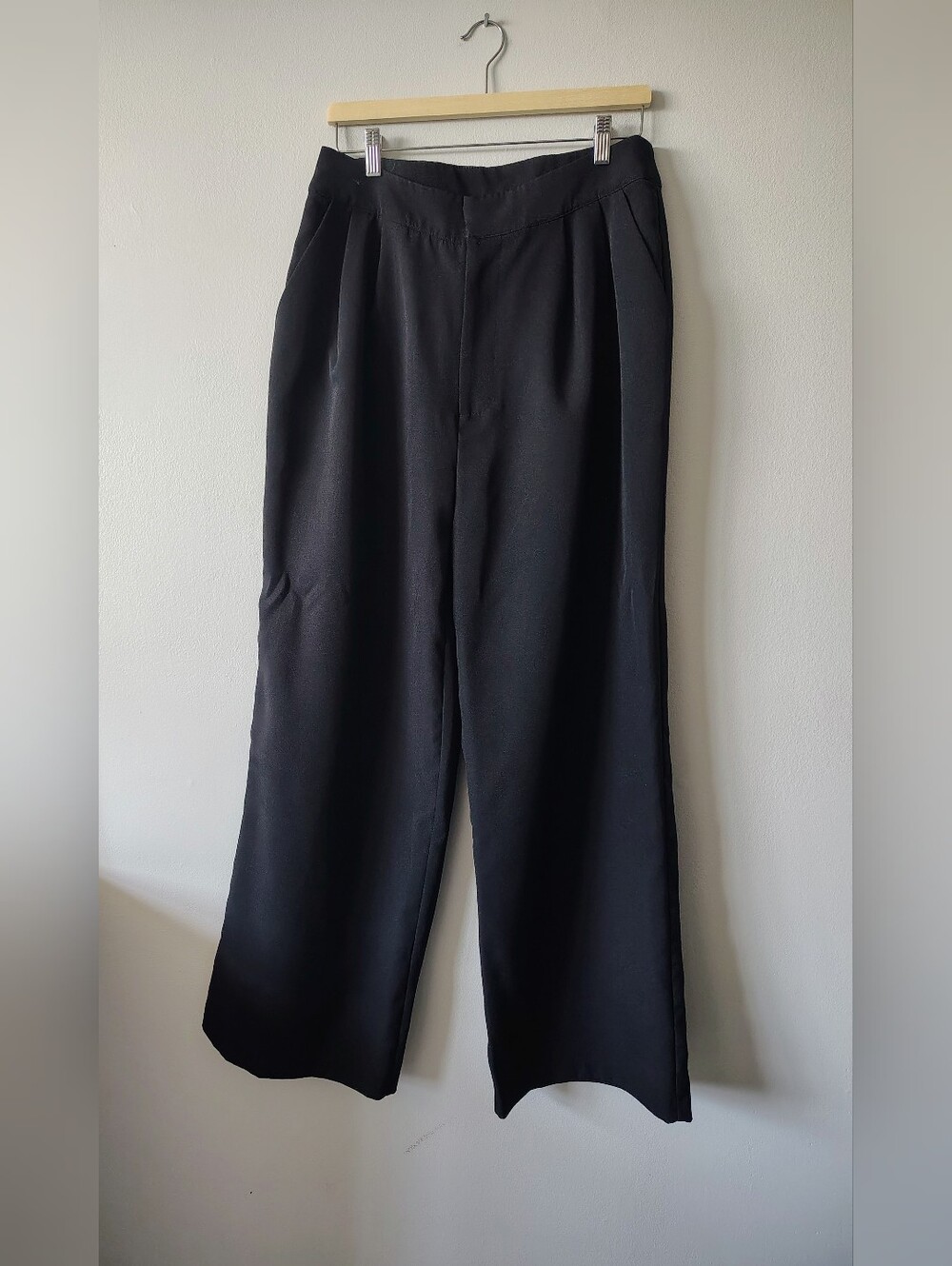 Steve Madden Black Wide Leg Dress Pants